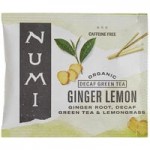 Numi Organic Decaf Ginger Lemon Tea Bags - 16/Box