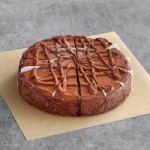 Eli's Cheesecake 20-Slice Pre-Cut Vegan Lemon Raspberry Cheesecake 48 oz. - 4/Case