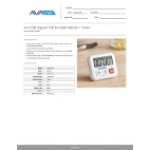 AvaTek Digital 100 Minute Kitchen Timer
