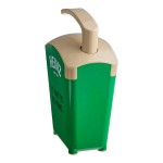 Heinz Keystone 1.5 Gallon Green Plastic Countertop Sweet Relish Pump Dispenser