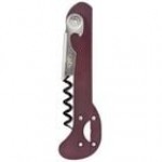Franmara 2034T-03 Boomerang Customizable Waiter's Corkscrew with Burgundy Handle and Non-Stick Spiral Franmara 2034T-03 Boomerang Customizable Waiter's Corkscrew with Burgundy Handle and Non-Stick Spiral