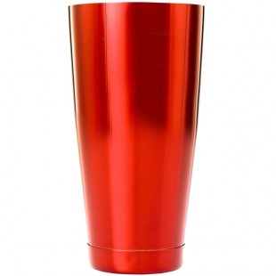 Barfly® M37084RD 28 oz. Red Full Size Cocktail Shaker Tin Barfly® M37084RD 28 oz. Red Full Size Cocktail Shaker Tin