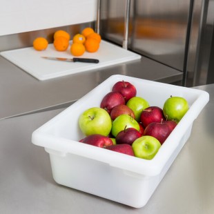 Carlisle 1063102 StorPlus White Food Storage Box - 18 Carlisle 1063102 StorPlus White Food Storage Box - 18