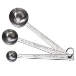 Vollrath 47078 3-Piece Stainless Steel Heavy-Duty Round Measuring Spoon Set Vollrath 47078 3-Piece Stainless Steel Heavy-Duty Round Measuring Spoon Set
