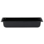 Vollrath 8054420 Super Pan® 1/2 Size Long Black Polycarbonate Food Pan - 4 Vollrath 8054420 Super Pan® 1/2 Size Long Black Polycarbonate Food Pan - 4