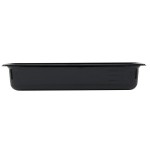 Vollrath 8054420 Super Pan® 1/2 Size Long Black Polycarbonate Food Pan - 4 Vollrath 8054420 Super Pan® 1/2 Size Long Black Polycarbonate Food Pan - 4