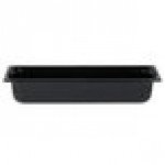 Vollrath 8054420 Super Pan® 1/2 Size Long Black Polycarbonate Food Pan - 4 Vollrath 8054420 Super Pan® 1/2 Size Long Black Polycarbonate Food Pan - 4