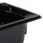 Vollrath 8054420 Super Pan® 1/2 Size Long Black Polycarbonate Food Pan - 4 Vollrath 8054420 Super Pan® 1/2 Size Long Black Polycarbonate Food Pan - 4
