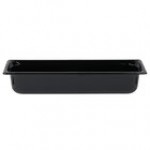 Vollrath 8054420 Super Pan® 1/2 Size Long Black Polycarbonate Food Pan - 4 Vollrath 8054420 Super Pan® 1/2 Size Long Black Polycarbonate Food Pan - 4