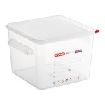 Araven 12.7 Qt. Clear Square Polycarbonate Food Storage Container with Airtight Lid Araven 12.7 Qt. Clear Square Polycarbonate Food Storage Container with Airtight Lid