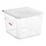 Araven 12.7 Qt. Clear Square Polycarbonate Food Storage Container with Airtight Lid Araven 12.7 Qt. Clear Square Polycarbonate Food Storage Container with Airtight Lid