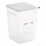 Araven 12.7 Qt. Clear Square Polycarbonate Food Storage Container with Airtight Lid Araven 12.7 Qt. Clear Square Polycarbonate Food Storage Container with Airtight Lid