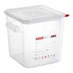 Araven 12.7 Qt. Clear Square Polycarbonate Food Storage Container with Airtight Lid Araven 12.7 Qt. Clear Square Polycarbonate Food Storage Container with Airtight Lid