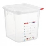Araven 12.7 Qt. Clear Square Polycarbonate Food Storage Container with Airtight Lid Araven 12.7 Qt. Clear Square Polycarbonate Food Storage Container with Airtight Lid