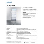 Summit Appliance ACR1718RH Accucold ACR Series 17.0 Cu. Ft. Stainless Steel Glass Door Reach-In Pharmacy Refrigerator with Right-Hand Swing Door - 115V Summit Appliance ACR1718RH Accucold ACR Series 17.0 Cu. Ft. Stainless Steel Glass Door Reach-In Pharmacy Refrigerator with Right-Hand Swing Door - 115V