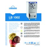 Carpigiani LB-1002 RTX 37 Qt. Water Cooled Ice Cream Batch Freezer - 208-230V
