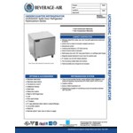 Beverage-Air UCR32AHC-24-ADA 32 Beverage-Air UCR32AHC-24-ADA 32
