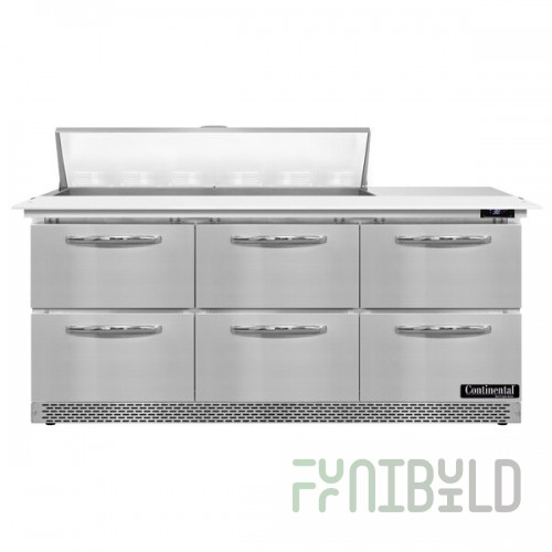 Continental Refrigerator SW72N12C-FB-D 72