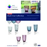 Arcoroc Rock Line 12.25 oz. Pink Highball Glass by Arc Cardinal - 24/Case