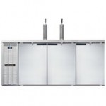 Continental Refrigerator KC79NSS Double Tap Kegerator Beer Dispenser - Stainless Steel, (3) 1/2 Keg Capacity Continental Refrigerator KC79NSS Double Tap Kegerator Beer Dispenser - Stainless Steel, (3) 1/2 Keg Capacity