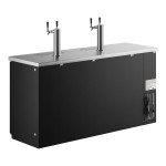 Avantco UDD-3-HC Black Kegerator / Beer Dispenser with (2) 2 Tap Towers - (3) 1/2 Keg Capacity Avantco UDD-3-HC Black Kegerator / Beer Dispenser with (2) 2 Tap Towers - (3) 1/2 Keg Capacity
