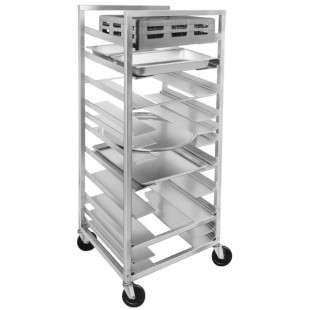 Channel UR-11 Aluminum Mobile Universal Rack - 11 Pan Channel UR-11 Aluminum Mobile Universal Rack - 11 Pan