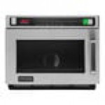 Amana HDC1815 Heavy-Duty Stainless Steel Commercial Microwave with Push Button Controls - 208/240V, 1800W