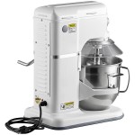 Avantco MIX8GWH White 8 Qt. Bowl Lift Countertop Mixer with Guard & Standard Accessories - 120V, 4/5 hp Avantco MIX8GWH White 8 Qt. Bowl Lift Countertop Mixer with Guard & Standard Accessories - 120V, 4/5 hp