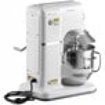 Avantco MIX8GWH White 8 Qt. Bowl Lift Countertop Mixer with Guard & Standard Accessories - 120V, 4/5 hp Avantco MIX8GWH White 8 Qt. Bowl Lift Countertop Mixer with Guard & Standard Accessories - 120V, 4/5 hp