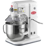 Avantco MIX8GWH White 8 Qt. Bowl Lift Countertop Mixer with Guard & Standard Accessories - 120V, 4/5 hp Avantco MIX8GWH White 8 Qt. Bowl Lift Countertop Mixer with Guard & Standard Accessories - 120V, 4/5 hp