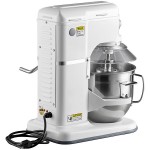 Avantco MIX8GWH White 8 Qt. Bowl Lift Countertop Mixer with Guard & Standard Accessories - 120V, 4/5 hp Avantco MIX8GWH White 8 Qt. Bowl Lift Countertop Mixer with Guard & Standard Accessories - 120V, 4/5 hp