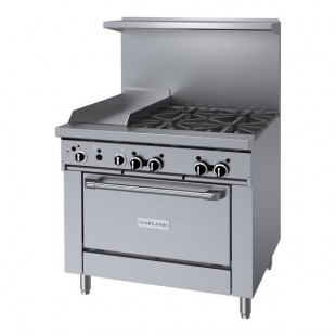 Garland GFE36-4G12R Liquid Propane 4 Burner 36