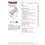 Vulcan VFRY18-LP Liquid Propane 45-50 lb. Floor Fryer with Solid State Analog Controls - 70,000 BTU