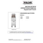 Vulcan 1GR35M-2 35-40 lb. Liquid Propane Floor Fryer - 90,000 BTU