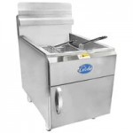 Globe GF15PG 15 lb. Liquid Propane Countertop Fryer - 26,500 BTU Globe GF15PG 15 lb. Liquid Propane Countertop Fryer - 26,500 BTU