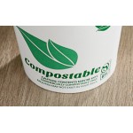 EcoChoice 10 oz. Leaf Print Compostable Paper Hot Cup and PLA Lid - 50/Case EcoChoice 10 oz. Leaf Print Compostable Paper Hot Cup and PLA Lid - 50/Case