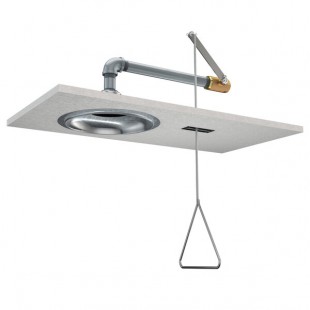 Guardian Equipment G1629 Recess Mounted Emergency Shower with Stainless Steel Head