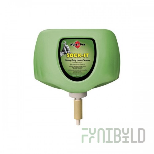 Kutol Pro 1667 Sock-It Lemon Lime Scented Heavy-Duty Hand Cleaner with Pumice 2000 mL Cartridge for Kutol DuraView Dispensers - 4/Case