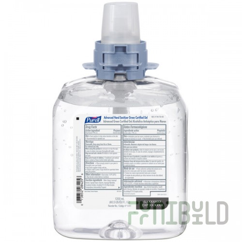 PURELL® 5091-04 FMX Advanced Green Certified 1200 mL Gel Hand Sanitizer - 4/Case