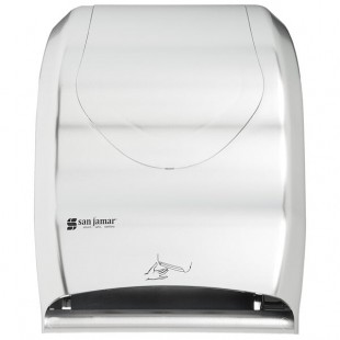 San Jamar T1470SS Smart System with IQ Sensor Summit Hands Free Roll Towel Dispenser - Stainless Steel Look San Jamar T1470SS Smart System with IQ Sensor Summit Hands Free Roll Towel Dispenser - Stainless Steel Look