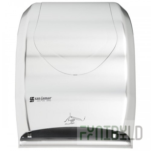 San Jamar T1470SS Smart System with IQ Sensor Summit Hands Free Roll Towel Dispenser - Stainless Steel Look