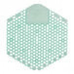 Fresh Products Wave 3D 3WDS-F-010I060M-02 Cucumber Melon Scent Urinal Screen - 10/Pack Fresh Products Wave 3D 3WDS-F-010I060M-02 Cucumber Melon Scent Urinal Screen - 10/Pack