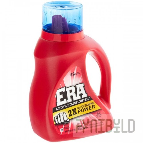 Era 72491 46 oz. 2X Laundry Detergent with Active Stainfighter - 6/Case
