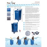 PourAway Cadet Deluxe 456810 30 Gallon Granite Brown HDPE Rectangular Liquids Disposal Receptacle