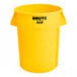 Rubbermaid® FG264360YEL BRUTE 44 Gallon Yellow Round Trash Can