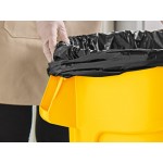 Rubbermaid® FG264360YEL BRUTE 44 Gallon Yellow Round Trash Can