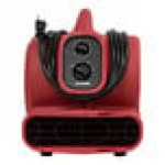 XPOWER P-230AT-Red 3-Speed Compact Air Mover with GFCI Power Outlets and Timer - 1/5 hp XPOWER P-230AT-Red 3-Speed Compact Air Mover with GFCI Power Outlets and Timer - 1/5 hp