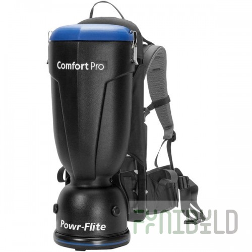 Powr-Flite Comfort Pro BP10P 10 Qt. Backpack Vacuum with Premium Toolkit - 120V