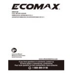 Ecomax EM18116P 6 Gallon 4 Peak hp Wet / Dry Vacuum with Tool Kit - 120V, 1 Phase