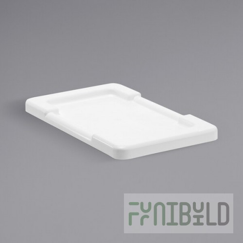 Quantum LID1711WT White Lid for TUB1711-8 and TUB1711-12 Cross Stack Tubs